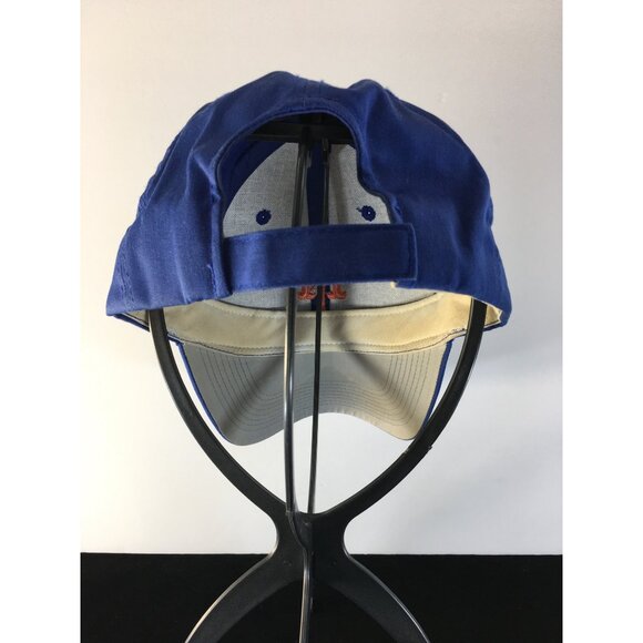 New York Mets MLB Baseball Cap Hat Blue Embroidered Logo Strapback Adjustable - Picture 9 of 10